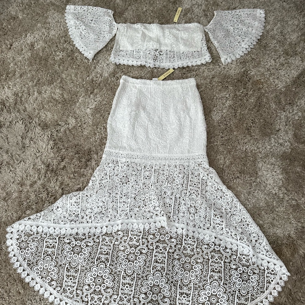 2-pc wedding dress